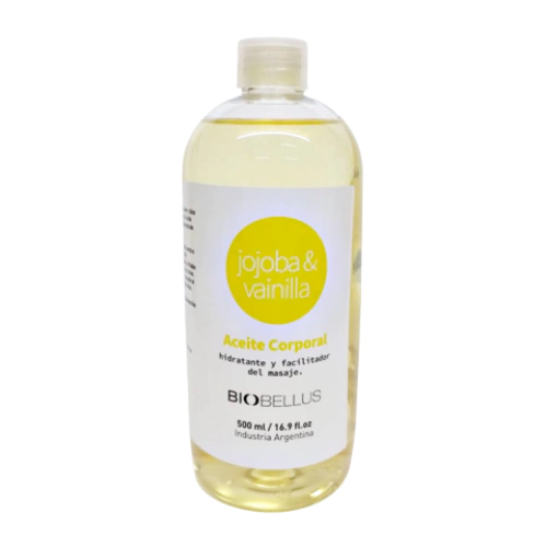 Biobellus - Aceite para Masajes Jojoba + vainilla 500ml — Biobellus