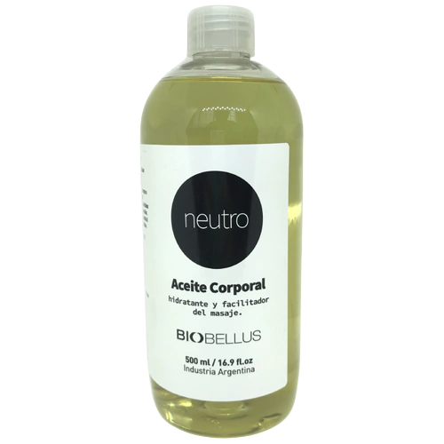 Biobellus - Aceite para Masajes Neutro 500ml — Biobellus. Producto profesional de peluquería.