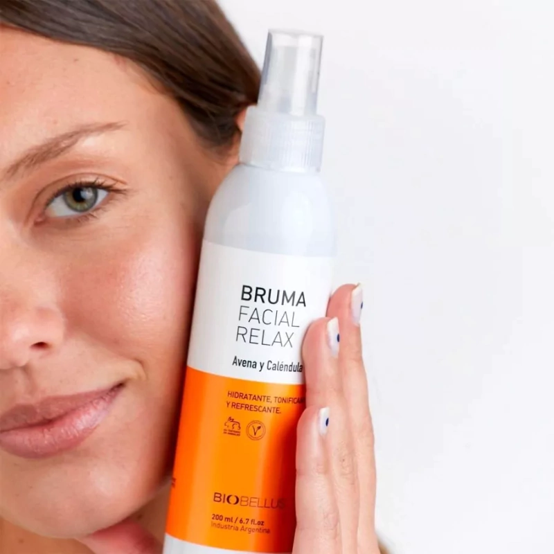 Biobellus - Bruma Facial Relax Avena y Caléndula 200ml — Biobellus. Producto profesional de peluquería.