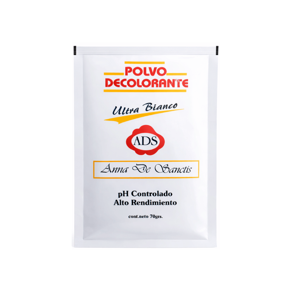 ADS POLVO DECOLORANTE SACHET 70 — Anna De Sanctis. Producto profesional de peluquería.