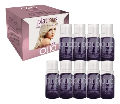 OLIO AMPOLLA PLATINUS TONALIZADOR DE CANAS x 1