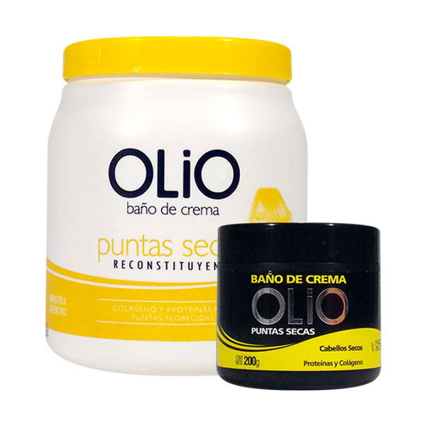 OLIO BAÑO DE CREMA PUNTAS SECAS 200 — Anna De Sanctis. Producto profesional de peluquería.