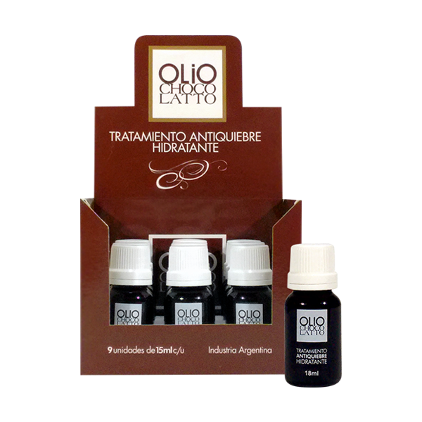 OLIO CHOCOLATTO AMPOLLA 9 u. — Anna De Sanctis. Producto profesional de peluquería.