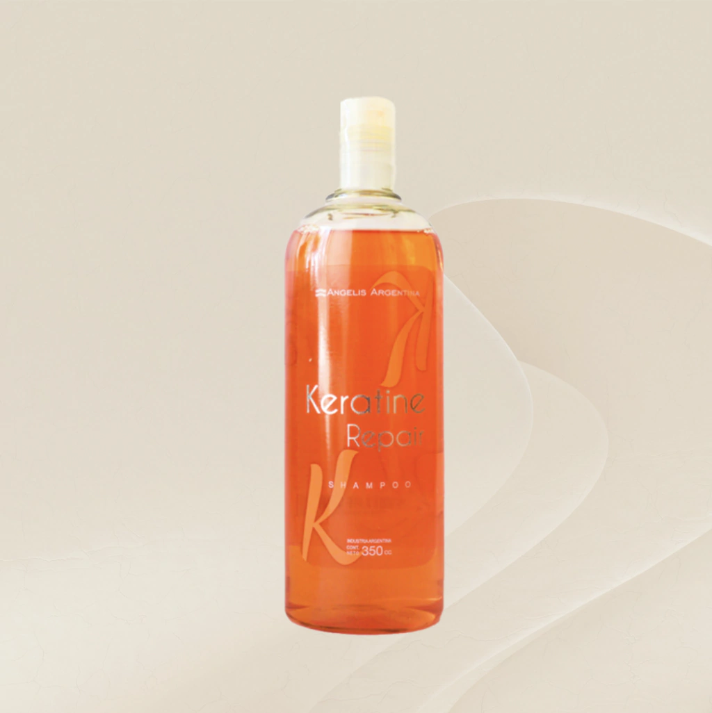 Shampoo Keratine Repair x 350cc. — Angelis. Producto profesional de peluquería.