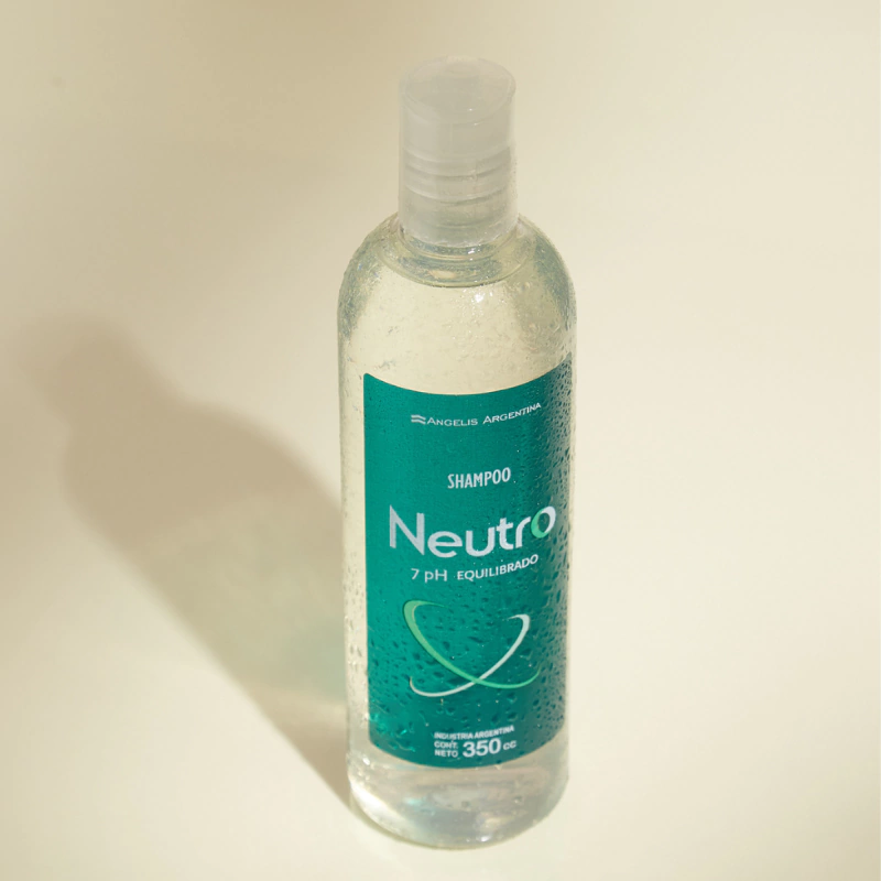 Shampoo Neutro x 350cc — Angelis. Producto profesional de peluquería.