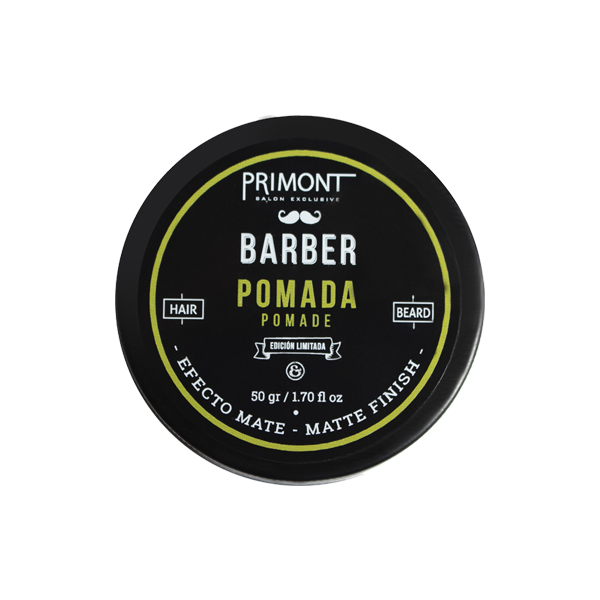 POMADA MATE BARBERIA 50 — Primont. Producto profesional de peluquería.