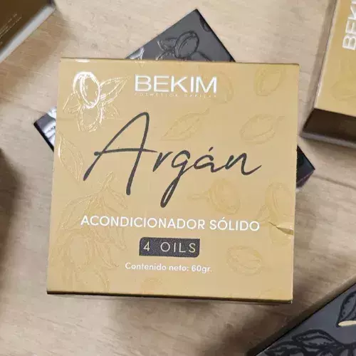 ACONDICIONADOR SOLIDO ARGAN X 60 GRS. — Bekim. Producto profesional de peluquería.