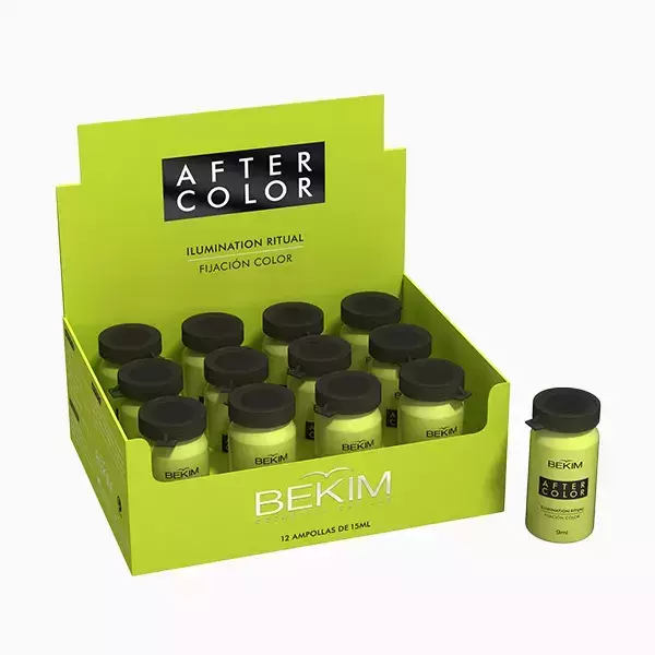 AMPOLLA AFTER COLOR X 12 Ampollas 15 grs. — Bekim. Producto profesional de peluquería.