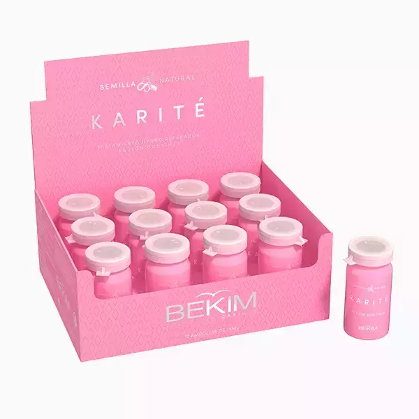 AMPOLLA KARITÉ X 12 Ampollas 15 grs. — Bekim. Producto profesional de peluquería.
