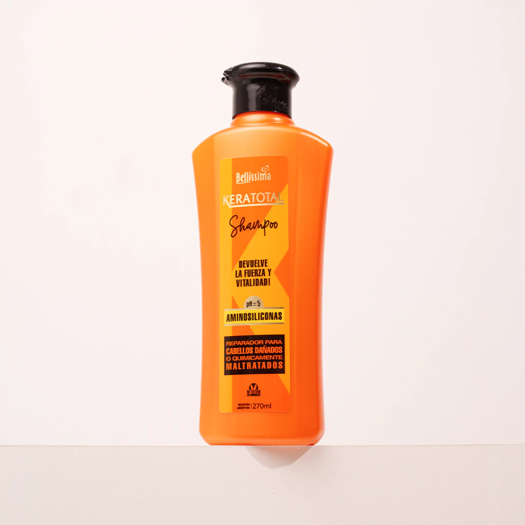 BELL Keratotal shampoo botella x 270 ml — Bellísima. Producto profesional de peluquería.
