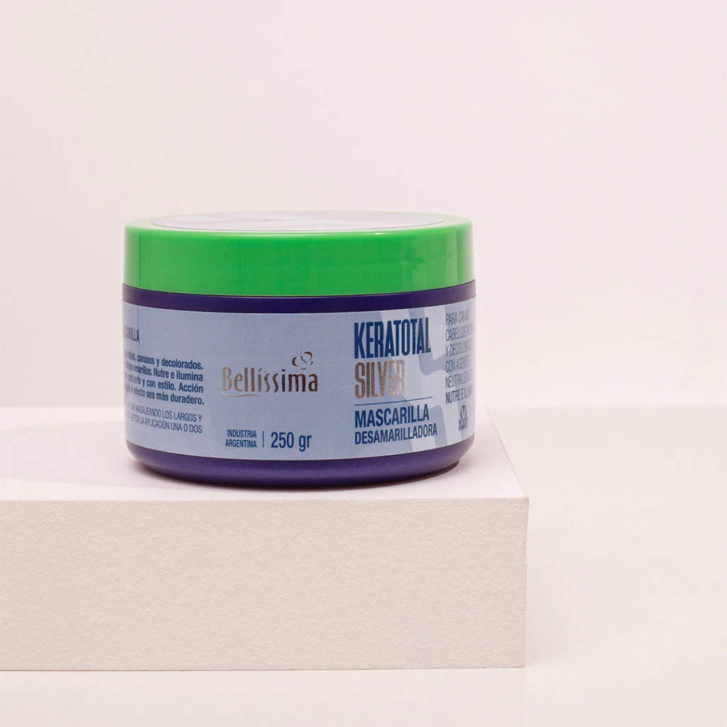 BELL Keratotal SILVER Mascarilla - Pote x 250 gr — Bellísima. Producto profesional de peluquería.