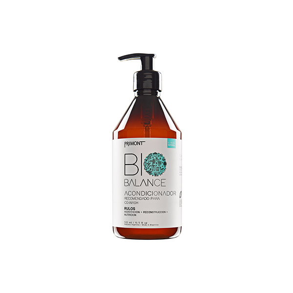ACONDICIONADOR BIO BALANCE RULOS x 500cc — Primont. Producto profesional de peluquería.