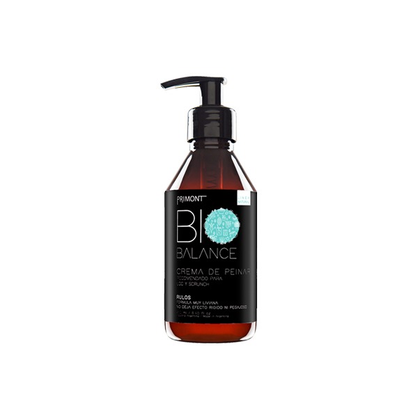 CREMA DE PEINAR BIO BALANCE RULOS x 250cc — Primont. Producto profesional de peluquería.