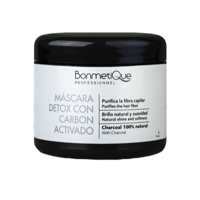 BMQ Mascara Vegana Detox Carbón Activado x 300 — Bonmetique. Producto profesional de peluquería.