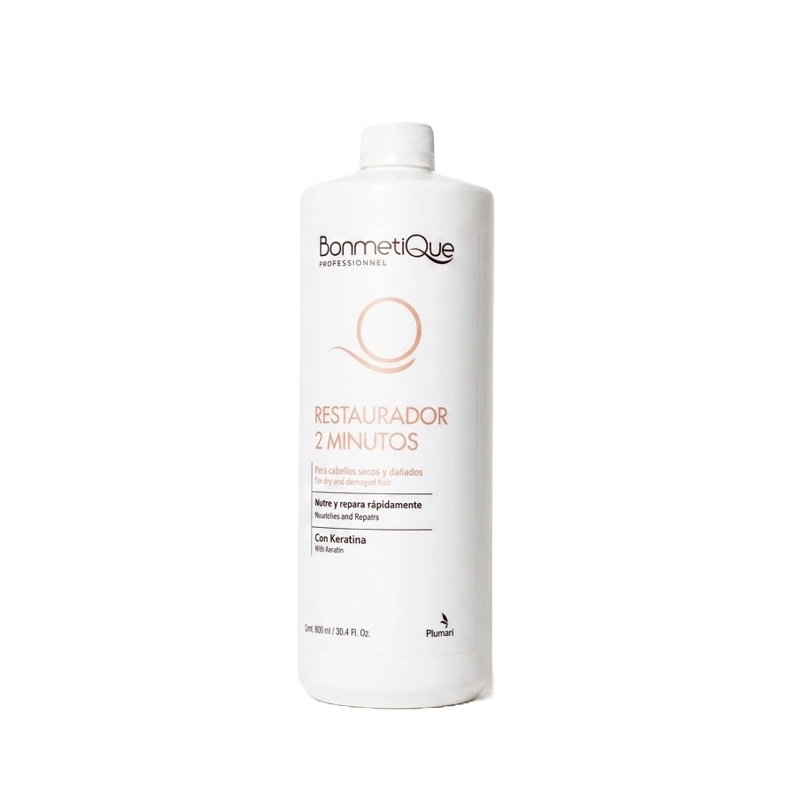 BMQ Restaurador 2 minutos con KERATINA x 900 — Bonmetique. Producto profesional de peluquería.