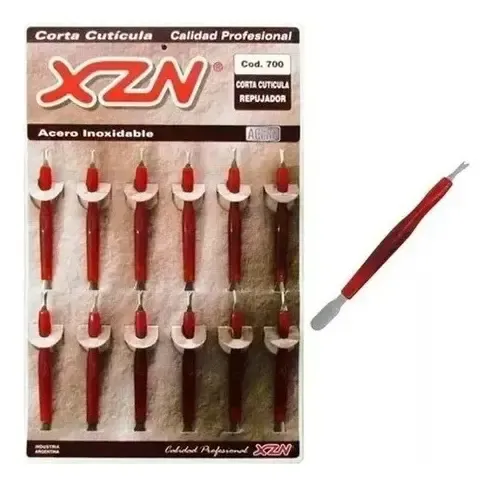 XZN CORTA-CUTICULA Y REPUJADOR X 12 U.