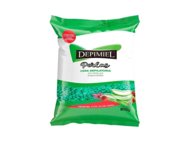 CERA EN PERLAS X 800 — Depimiel. Producto profesional de peluquería.