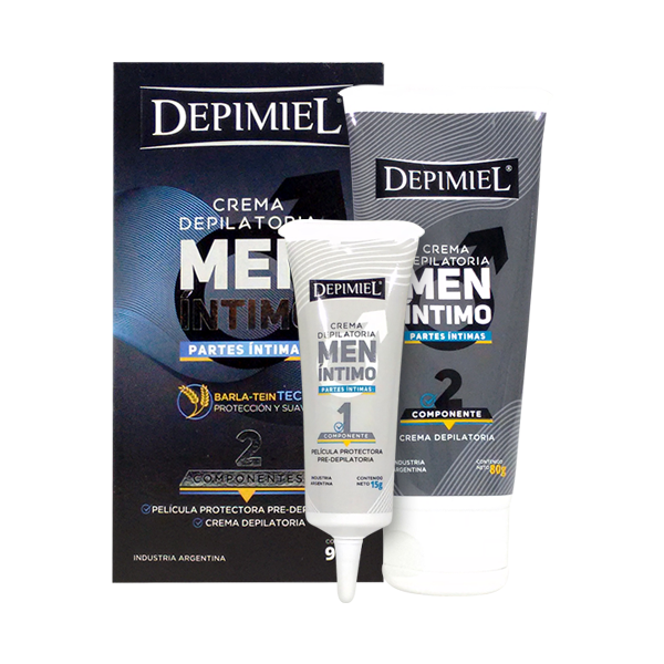 CREMA DEPILATORIA MEN ÍNTIMO x 95 — Depimiel. Producto profesional de peluquería.