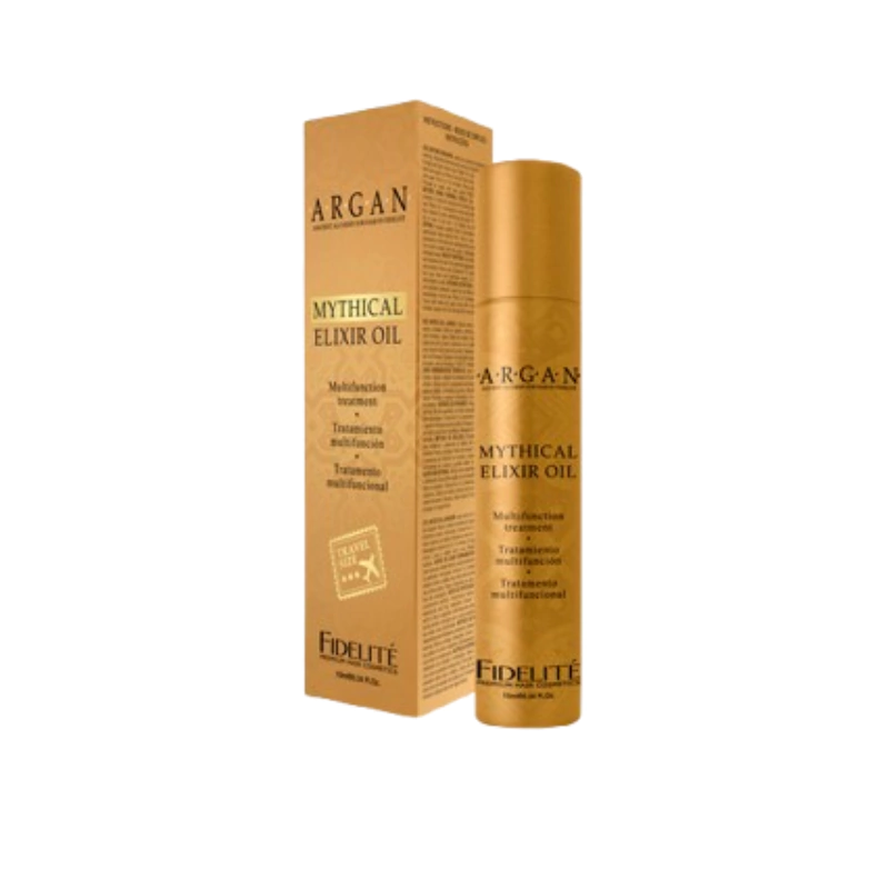Mythical Elixir Oil Travel Size Argán x unidad — Fidelité. Producto profesional de peluquería.