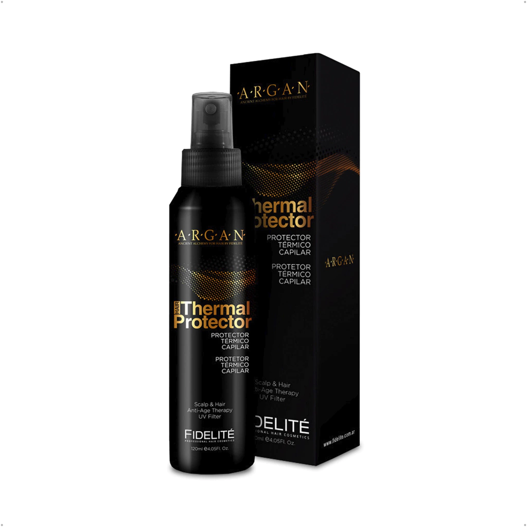 Protector Térmico Capilar Argán x 120 — Fidelité. Producto profesional de peluquería.