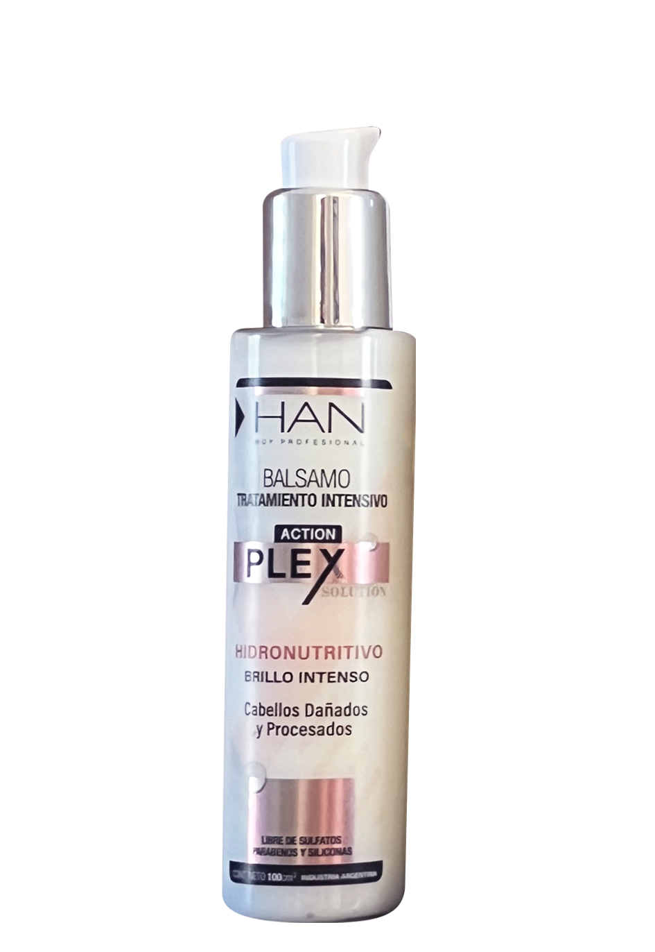 BALSAMO TRATAMIENTO INTENSIVO ACTION PLEX X 100 CC — Han. Producto profesional de peluquería.