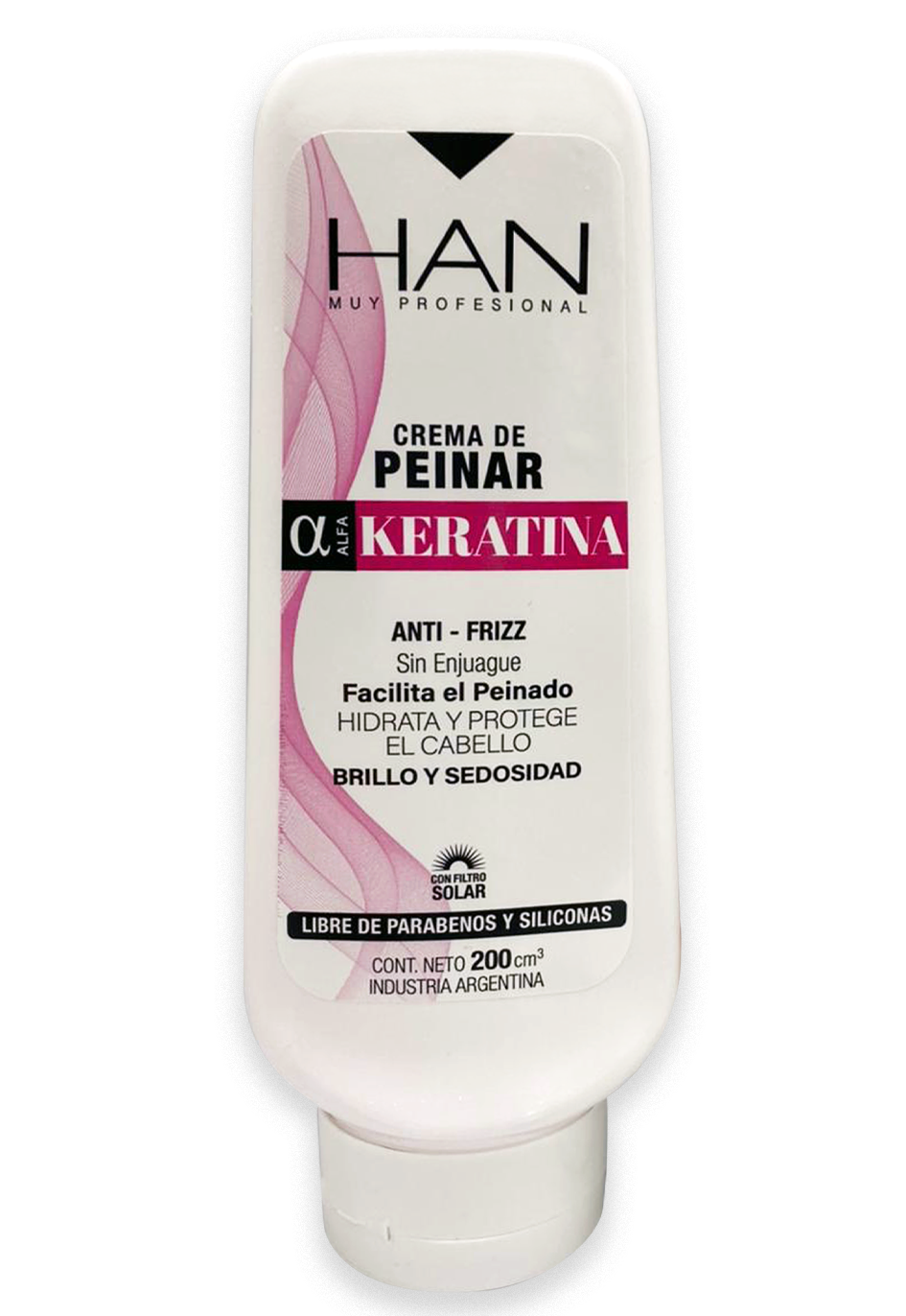 CREMA PEINAR KERATINA X 200 — Han. Producto profesional de peluquería.