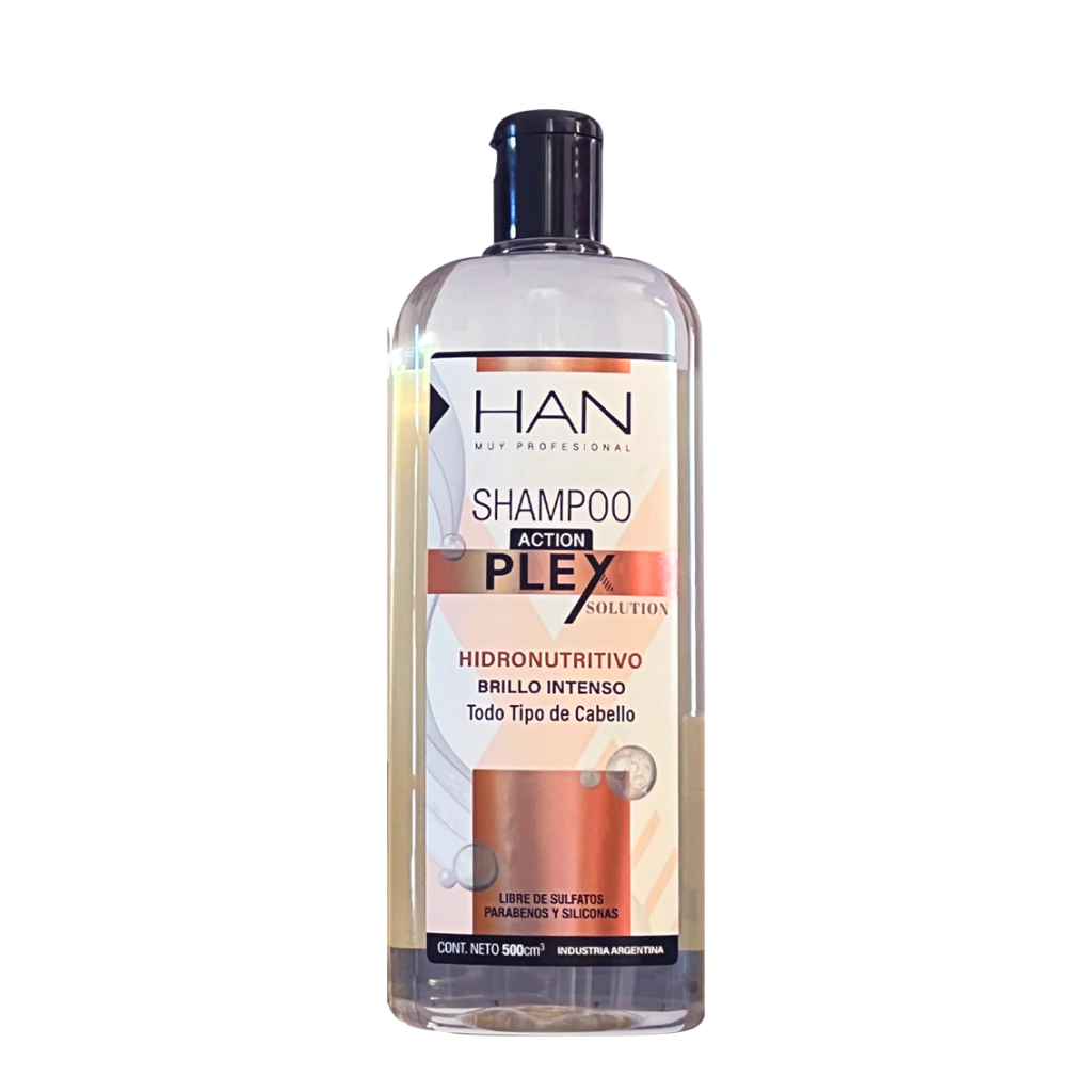 SHAMPOO ACTION PLEX X 500 CC — Han. Producto profesional de peluquería.