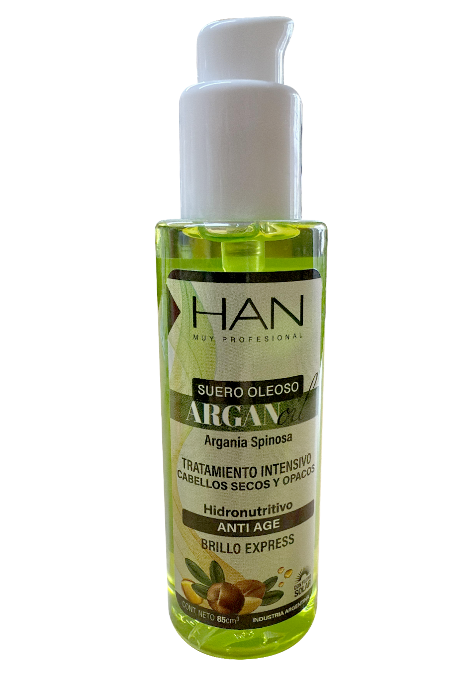 SUERO ARGÁN OIL x 85 — Han. Producto profesional de peluquería.