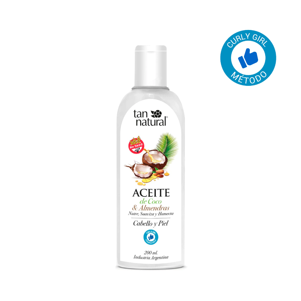 ACEITE de COCO y ALMENDRAS x200 — Hanna Collins. Producto profesional de peluquería.