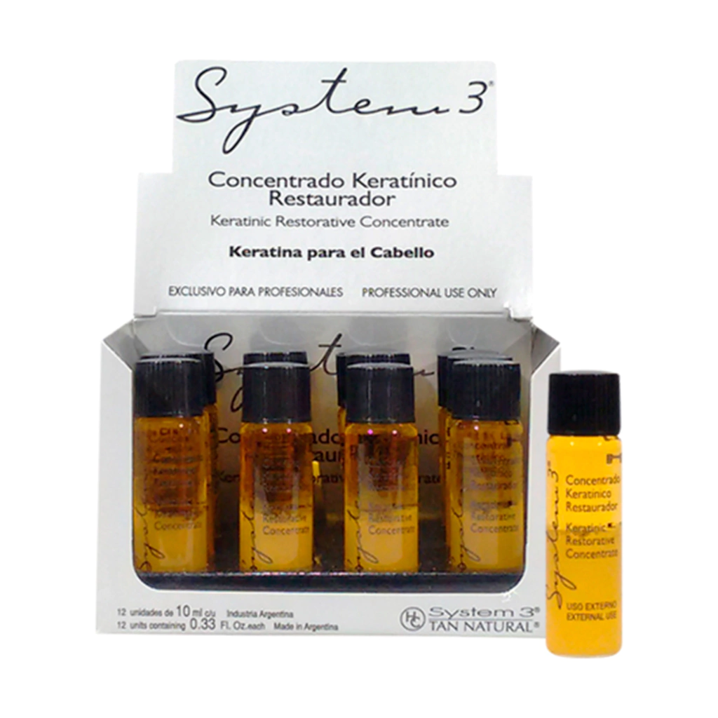 RESTAURA.KERATINICO SYSTEM x 10 ml — Hanna Collins. Producto profesional de peluquería.
