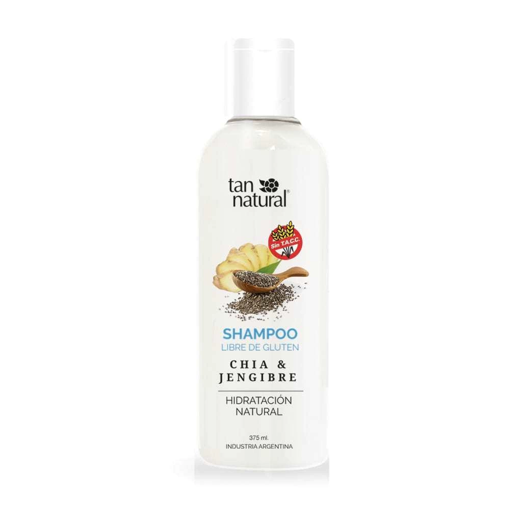 SHAMPOO CHIA y JENGIBRE x 375ml — Hanna Collins. Producto profesional de peluquería.