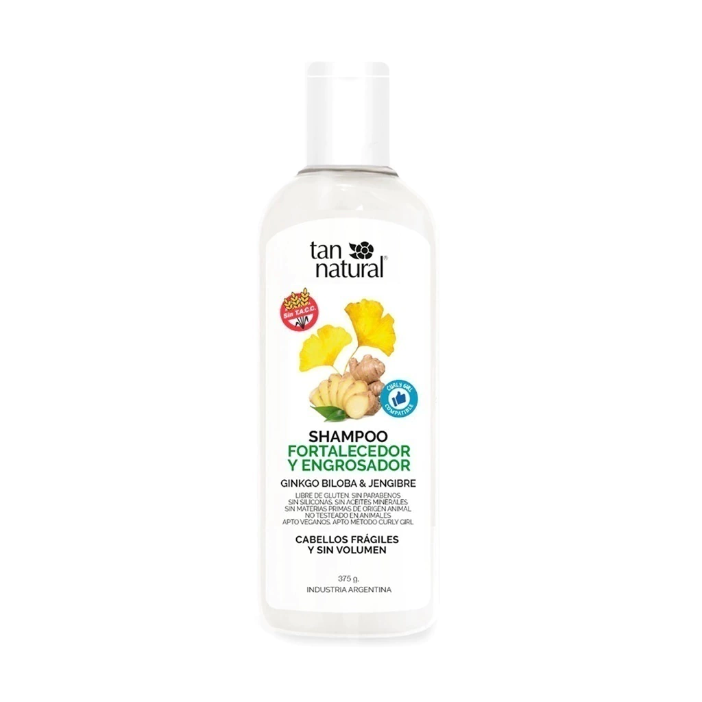 SHAMPOO ENGROSADOR x 375 ml — Hanna Collins. Producto profesional de peluquería.