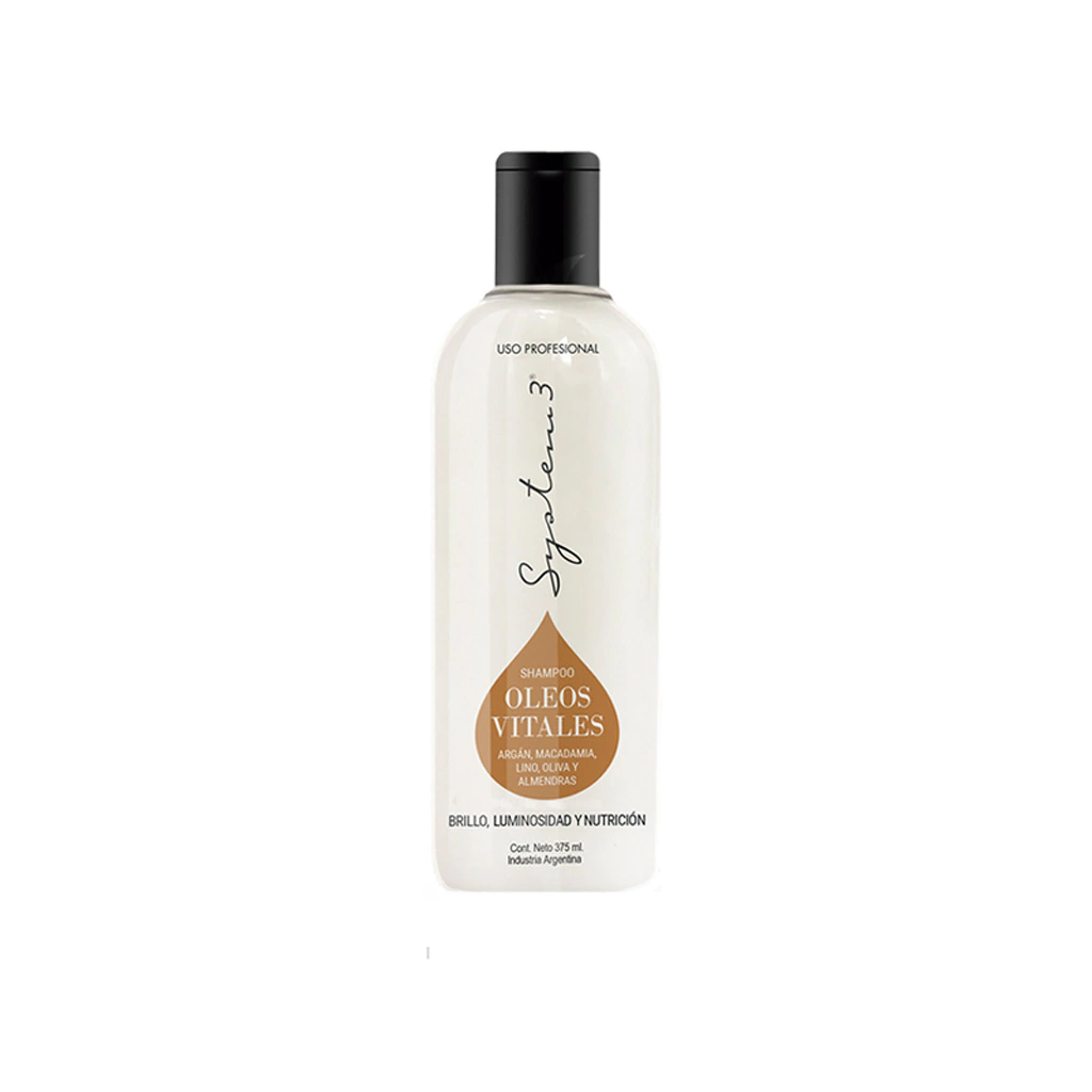 SHAMPOO OLEOS VITALES x 375ml — Hanna Collins. Producto profesional de peluquería.