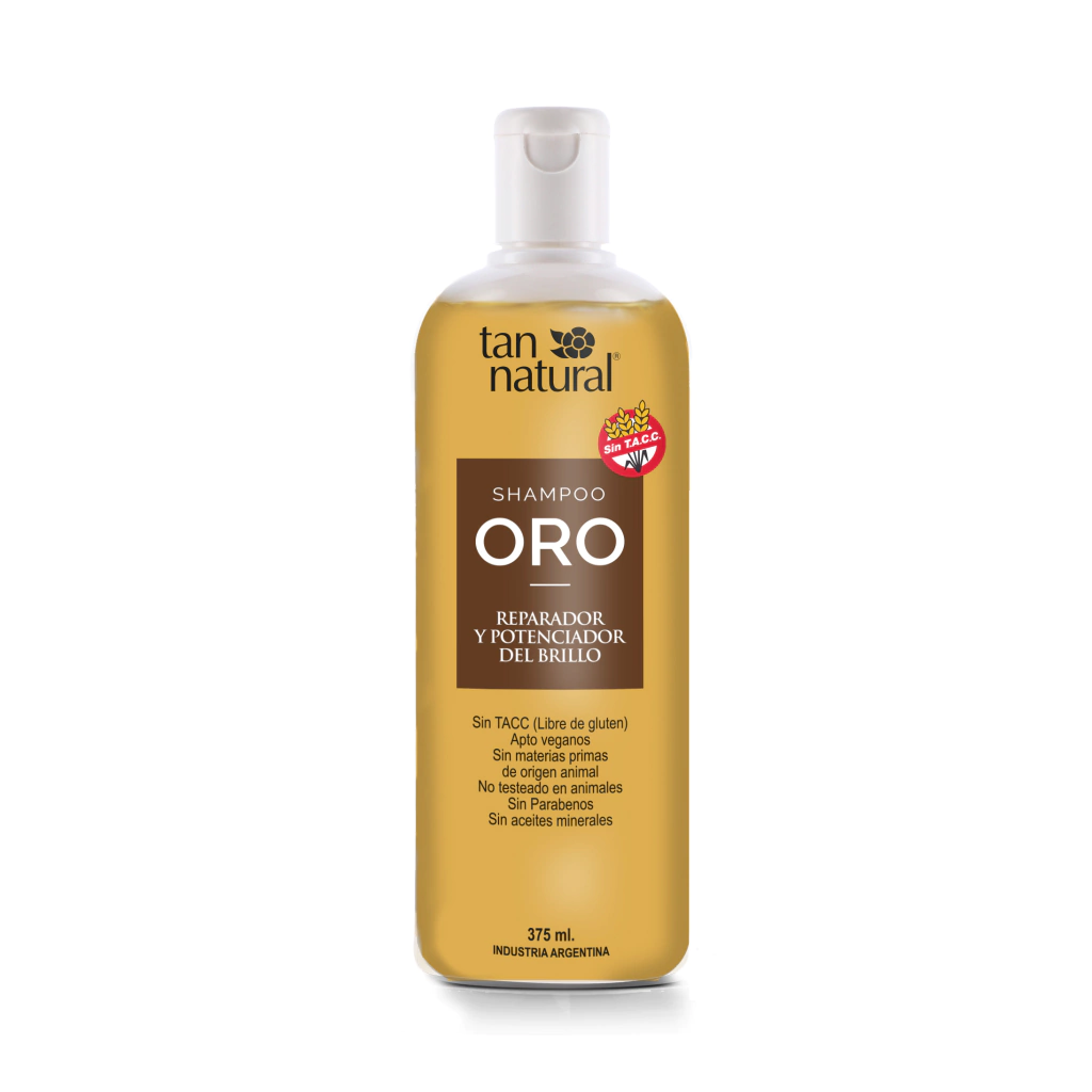 SHAMPOO ORO x 375 ml — Hanna Collins. Producto profesional de peluquería.