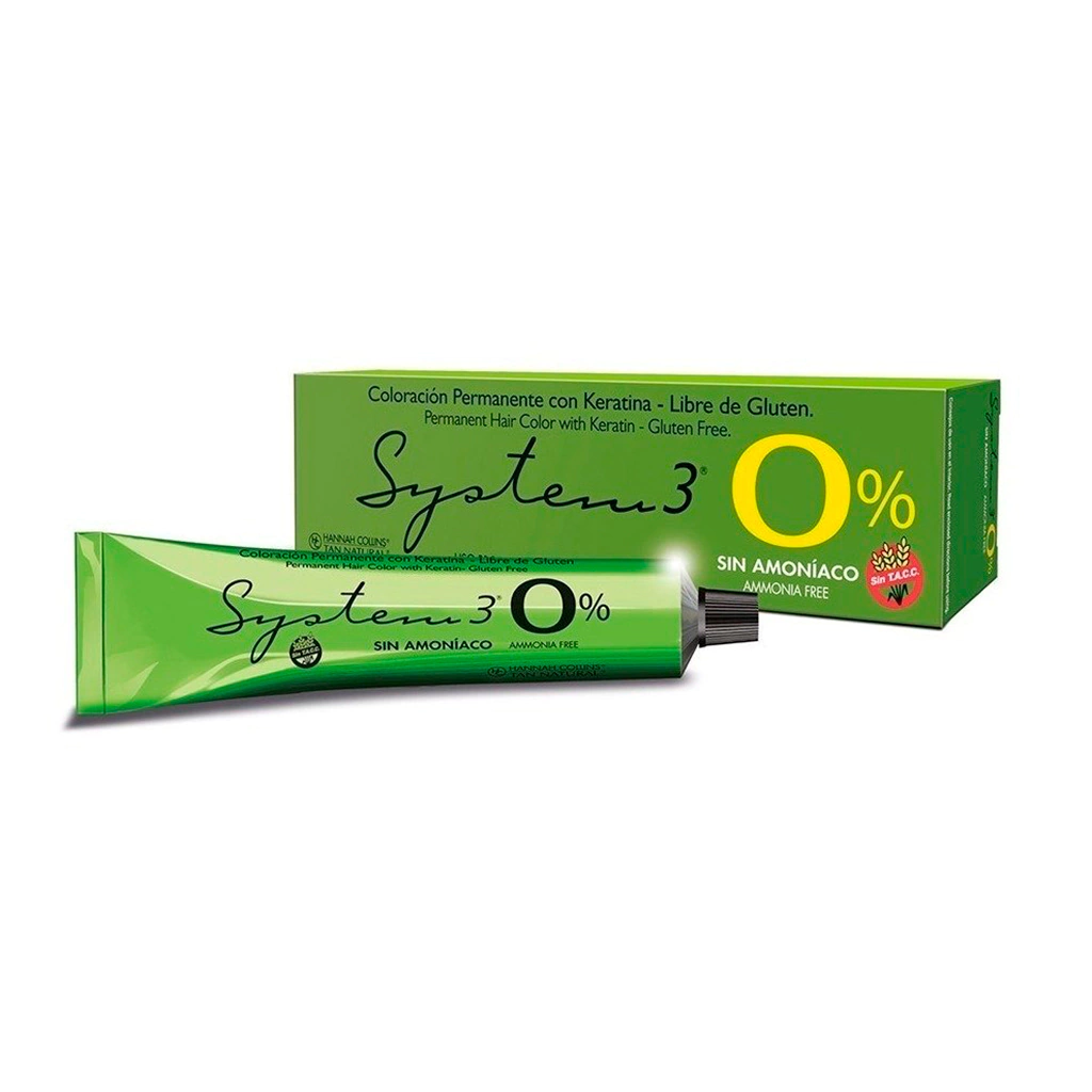 SYSTEM-3 0% AMONIACO y GLUTEN — Hanna Collins. Producto profesional de peluquería.