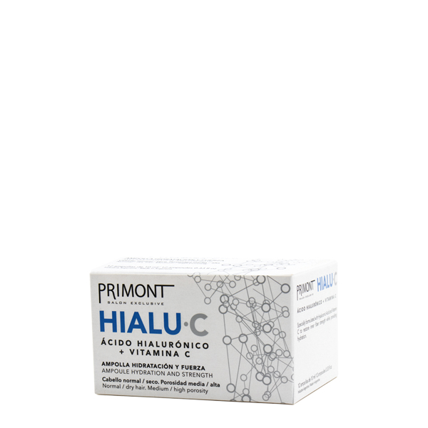 CAJA AMPOLLAS HIALU C xun x 10cc — Primont. Producto profesional de peluquería.