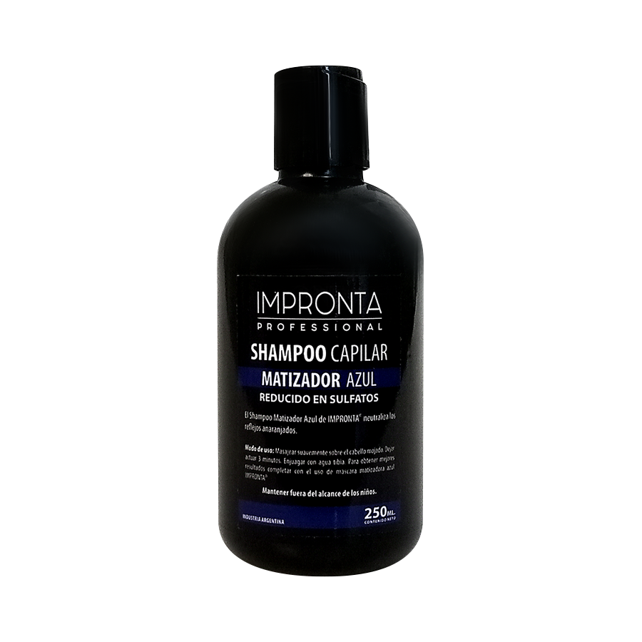 SHAMPOO AZUL X 1L — Impronta. Producto profesional de peluquería.