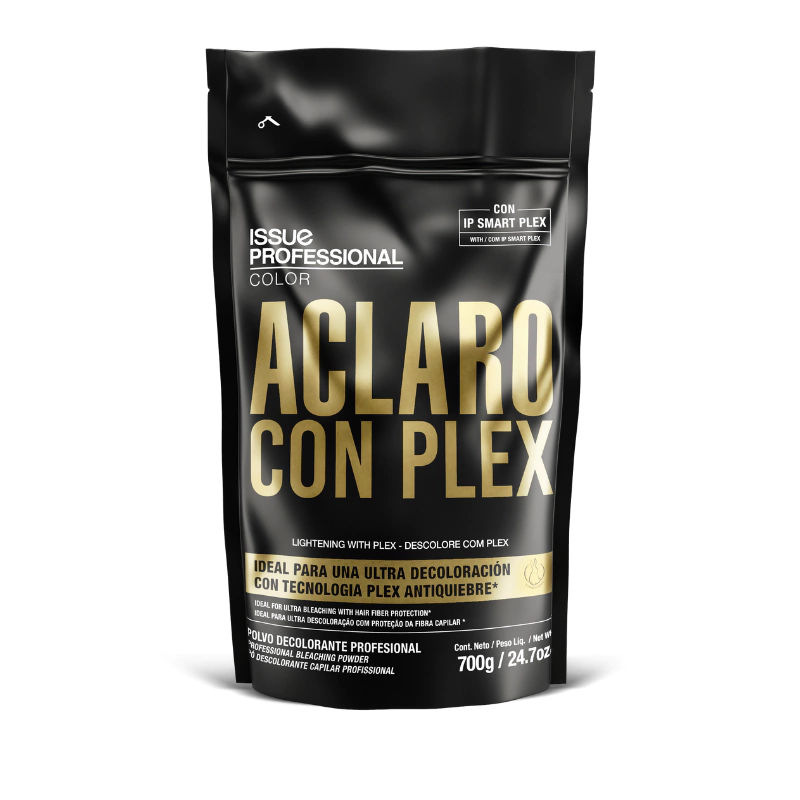 ACLARO CON PLEX X 700 GR — Issue. Producto profesional de peluquería.