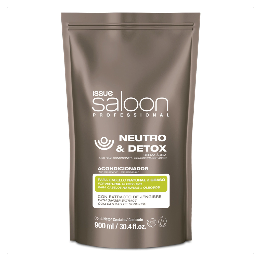 ACO ISSUE SALOON NEUTRO & DETOX 900ML — Issue. Producto profesional de peluquería.