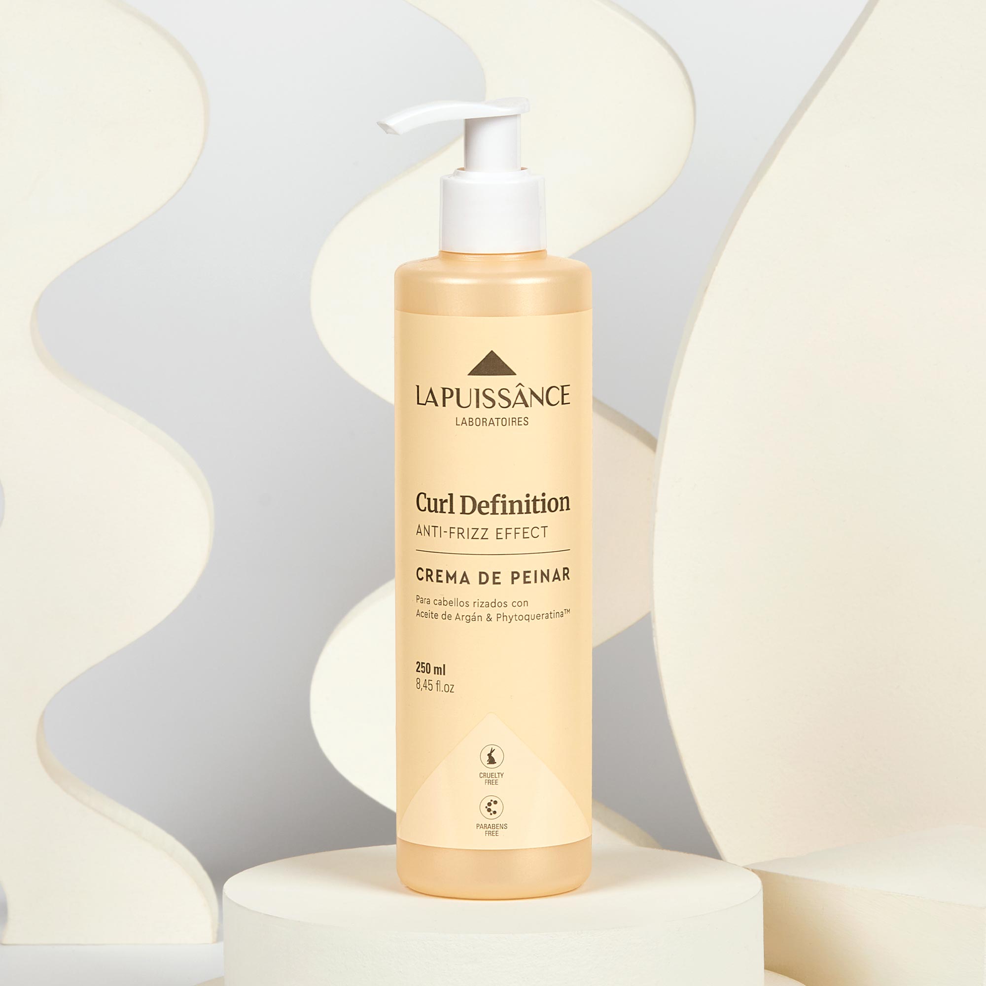 Crema de peinar modeladora de rulos Curl Definition x 250ml — La Puissance. Producto profesional de peluquería.