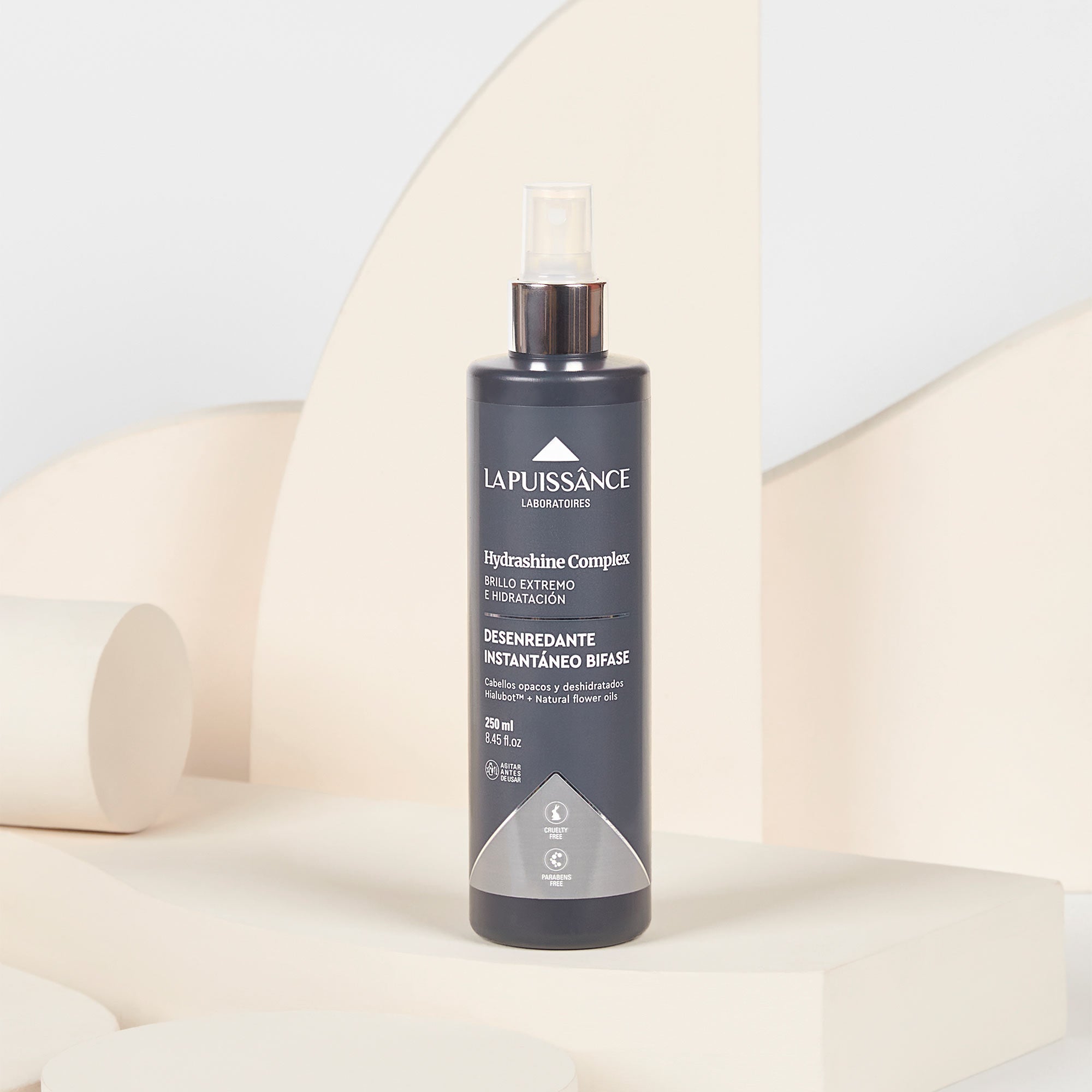 Desenredante Instantáneo Bifase Hydrashine x 250ml — La Puissance. Producto profesional de peluquería.
