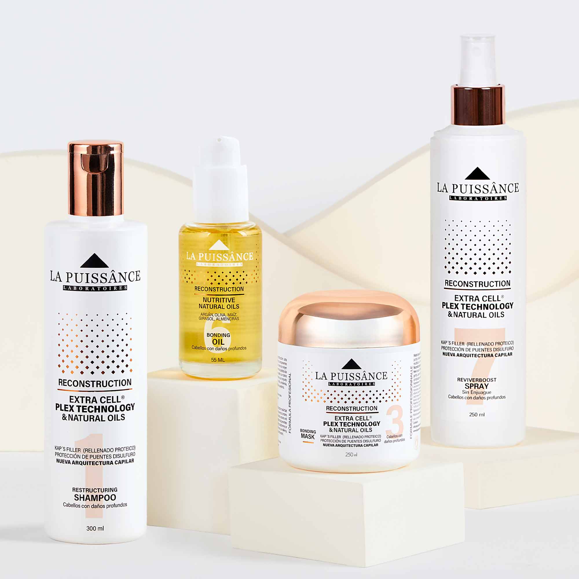 Máscara Extra Cell Plex x 250ml - PASO 3 — La Puissance. Producto profesional de peluquería.