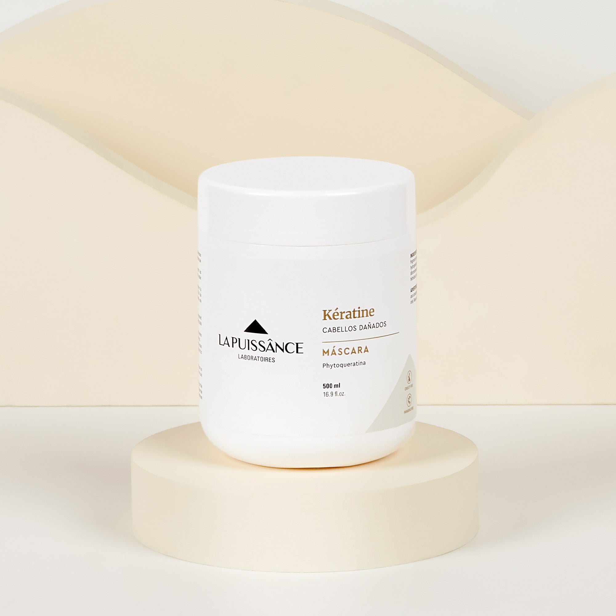 Máscara Kératine x 500ml — La Puissance. Producto profesional de peluquería.