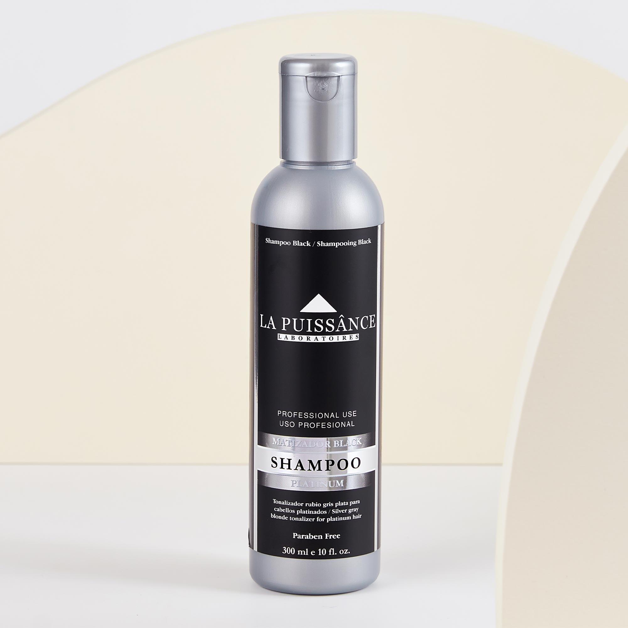 Shampoo Black x 300ml — La Puissance. Producto profesional de peluquería.