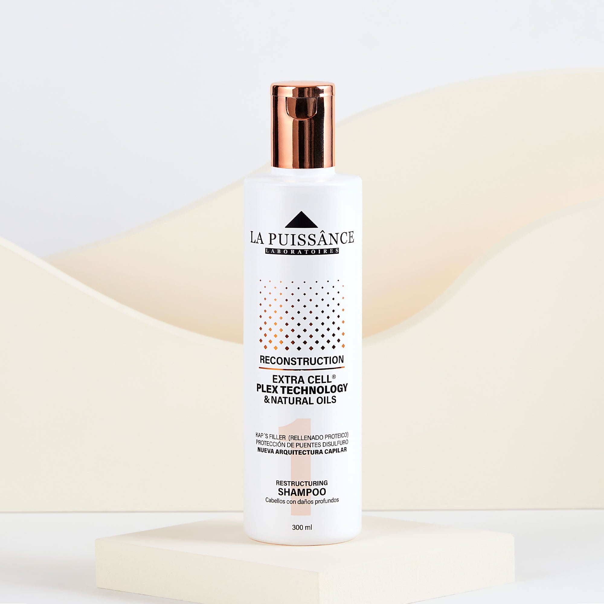 Shampoo Extra Cell Plex x 300ml - PASO 1 — La Puissance. Producto profesional de peluquería.