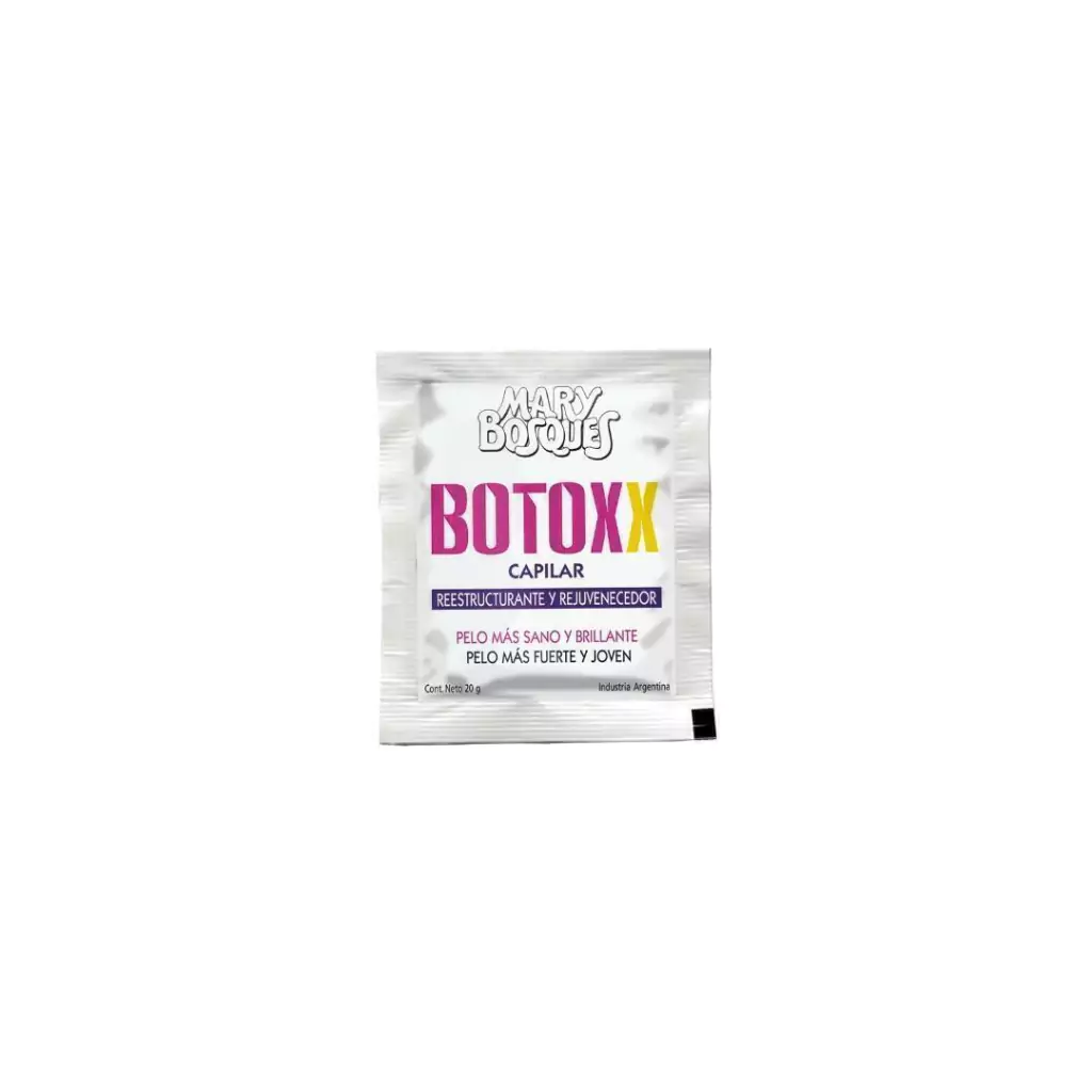 Botoxx Capilar-reestructurante y rejuvenecedor-sobre x 20 g — Mary Bosques. Producto profesional de peluquería.
