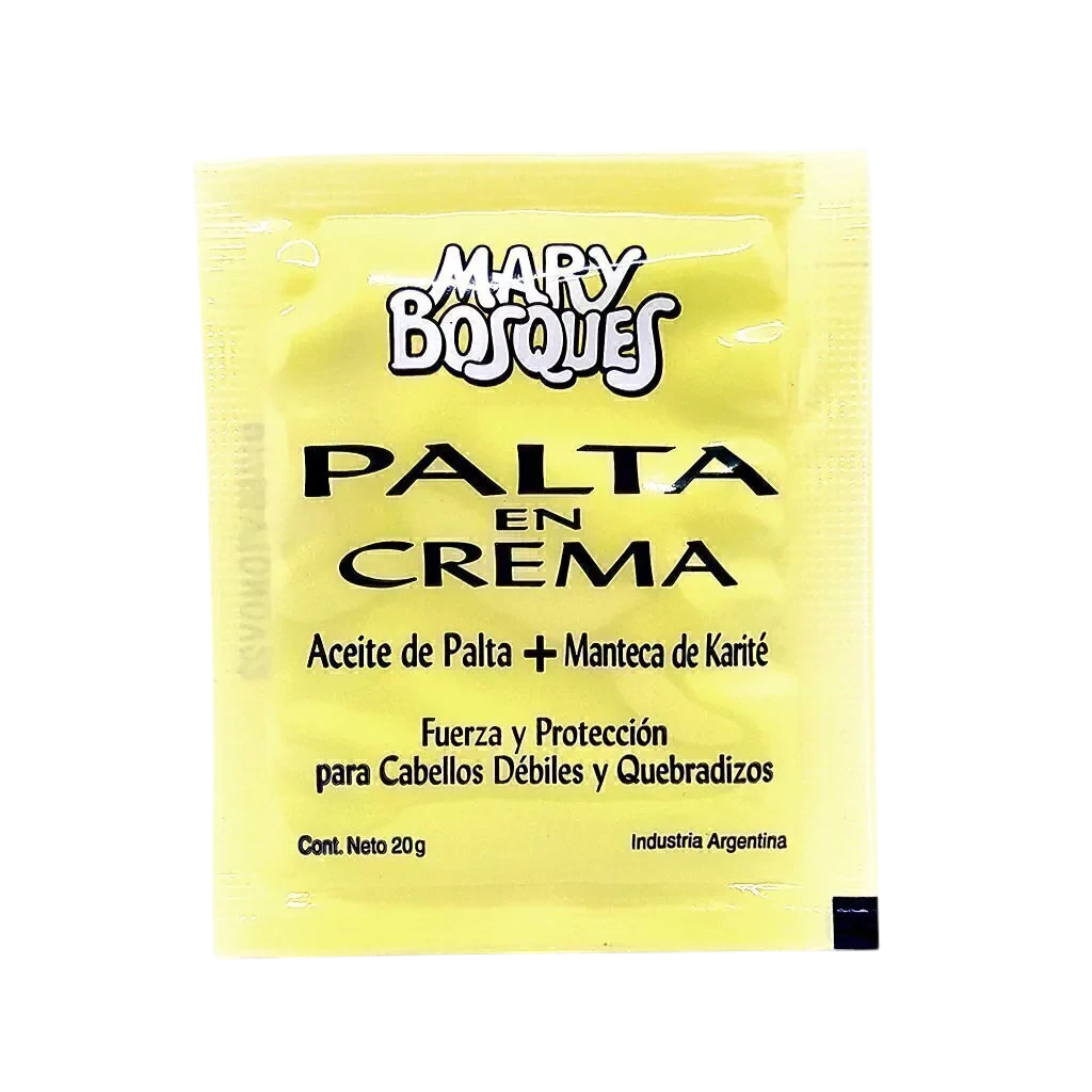 Palta en Crema-sobre x 20 g — Mary Bosques. Producto profesional de peluquería.