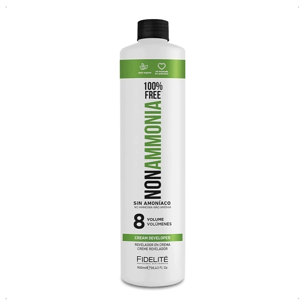 Revelador en crema NON AMMONIA - 8 Vol x 900 — Fidelité. Producto profesional de peluquería.