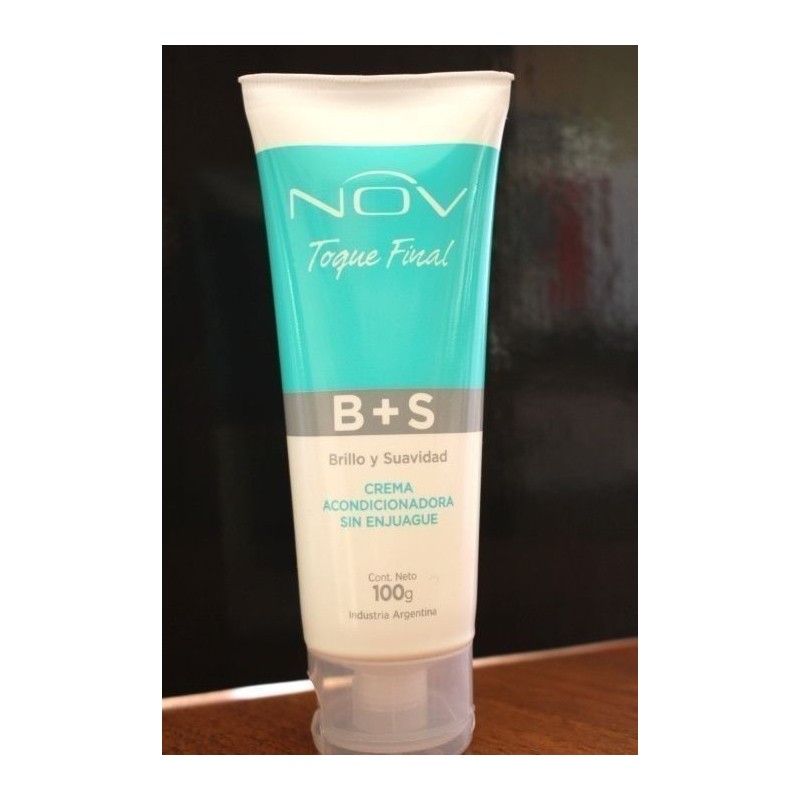 B+S (Brillo y Suavidad Sin Enjuague) x 100g — Nov. Producto profesional de peluquería.