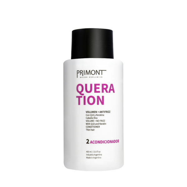 ACONDICIONADOR QUERATION x 400cc — Primont. Producto profesional de peluquería.